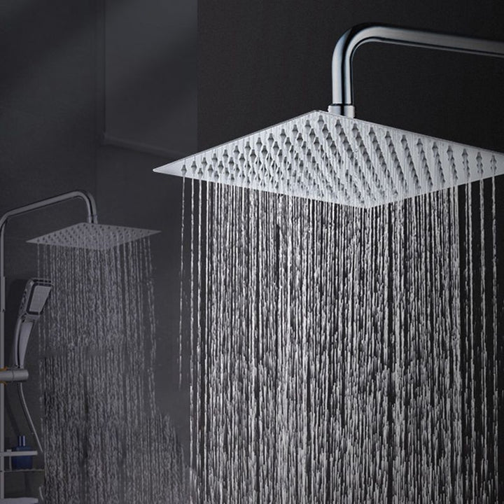 Lisslune | Modern Shower Head Combination Double Shower Head Stainless Steel Wall Mounted Shower Head