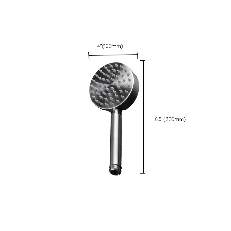 Lisslune | Modern round shower head 304 stainless steel handheld shower head