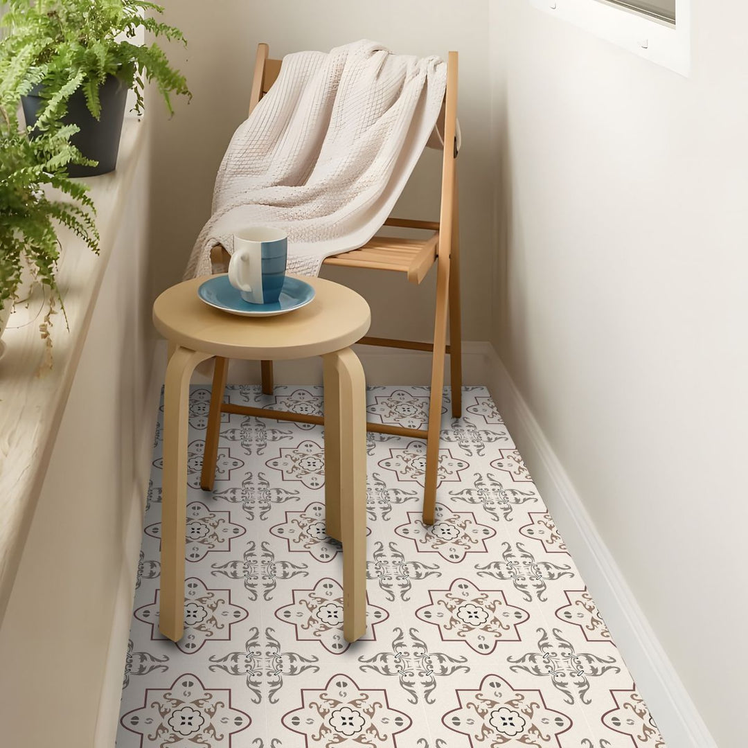 Lisslune | PVC Peel & Stick Square Tile Peel & Stick Tile