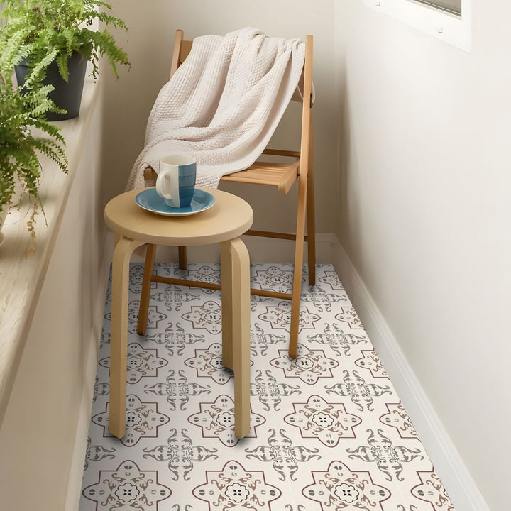 Lisslune | PVC Peel & Stick Square Tile Peel & Stick Tile