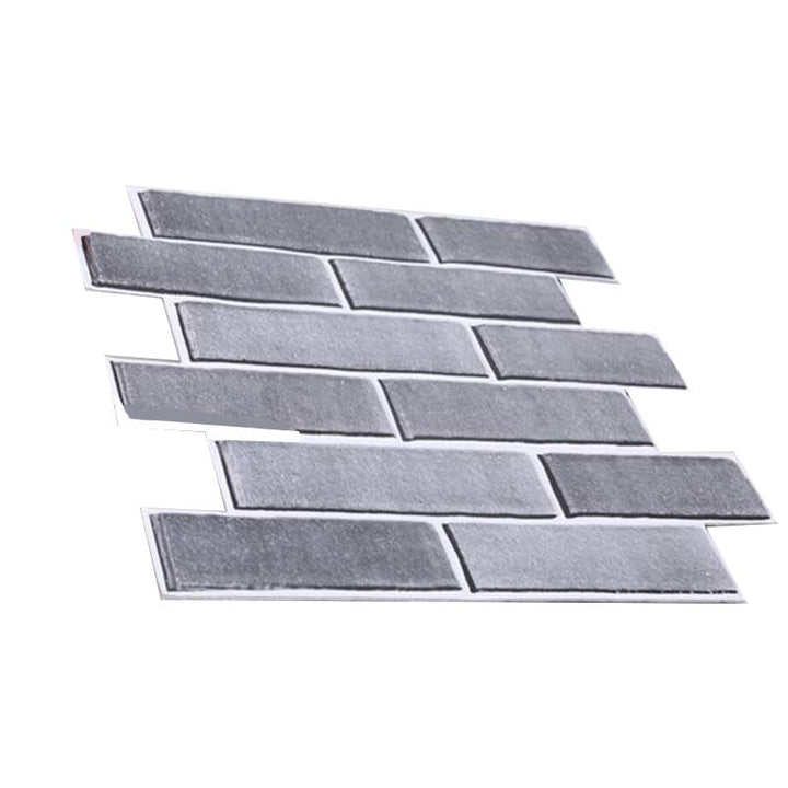 Lisslune | Industrial Wall Panel 3D Brick Bathroom Living Room Wall Panels Set of 5