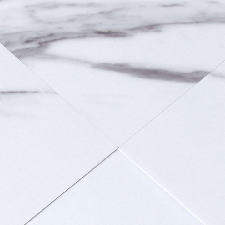 Lisslune | Bathroom Mosaic Tile Marble Print Peel and Stick Backsplash Tile