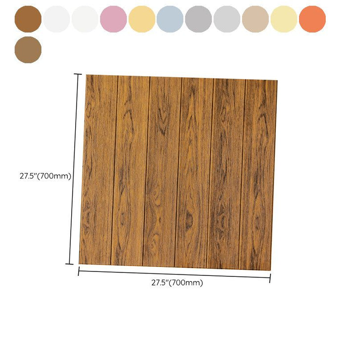 Lisslune | Living Room Wall Paneling Peel and Stick Wood Look Design Waterproof Wall Paneling