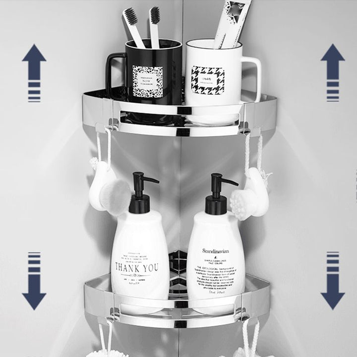 Lisslune | Silver Bathroom Accessories Hardware Set Modern Bathroom Accessories Kit