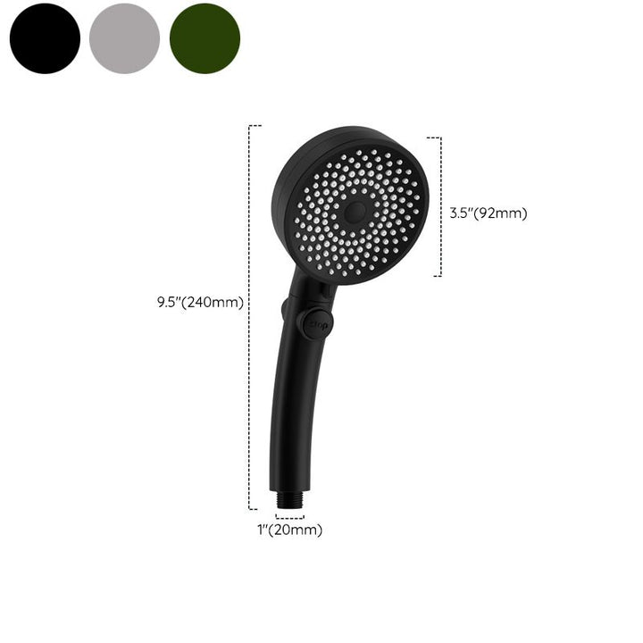 Lisslune | Plastic gloves round adjustable spray pattern hand shower