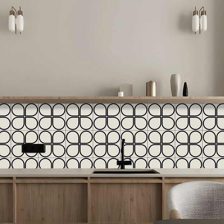 Lisslune | Sample print Peel & Stick tile square waterproof single tile