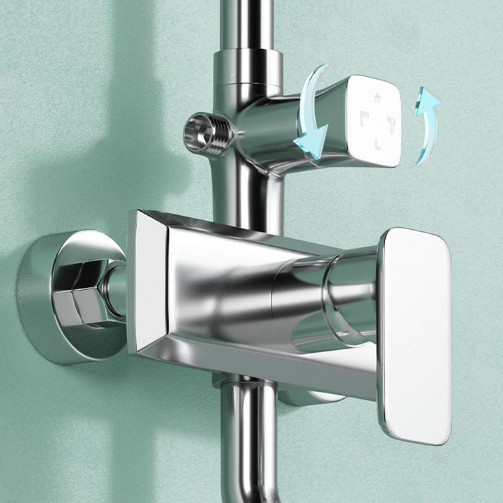 Lisslune | Modern balanced printed converter faucet shower head shower fitting on the wall