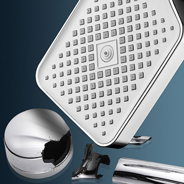 Lisslune | Modern Rectangular Hand Shower Water-Saving Wall-Mounted Hand Shower