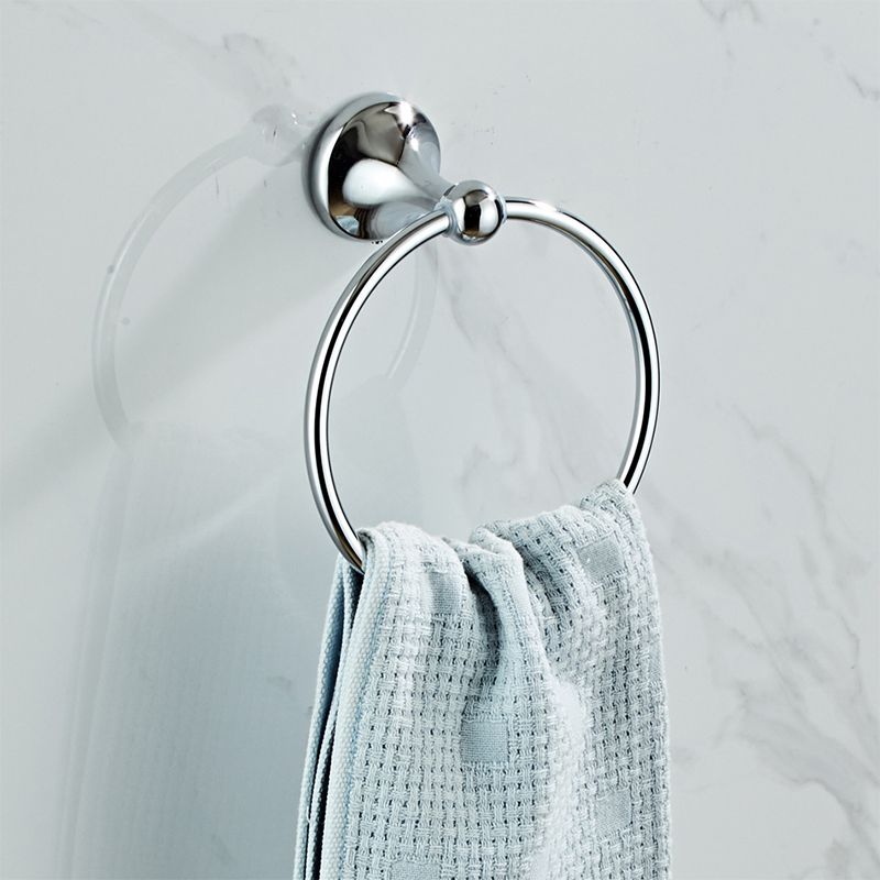 Lisslune | Metal Bathroom Set Traditional Style Chrome Bathroom Accessories Set
