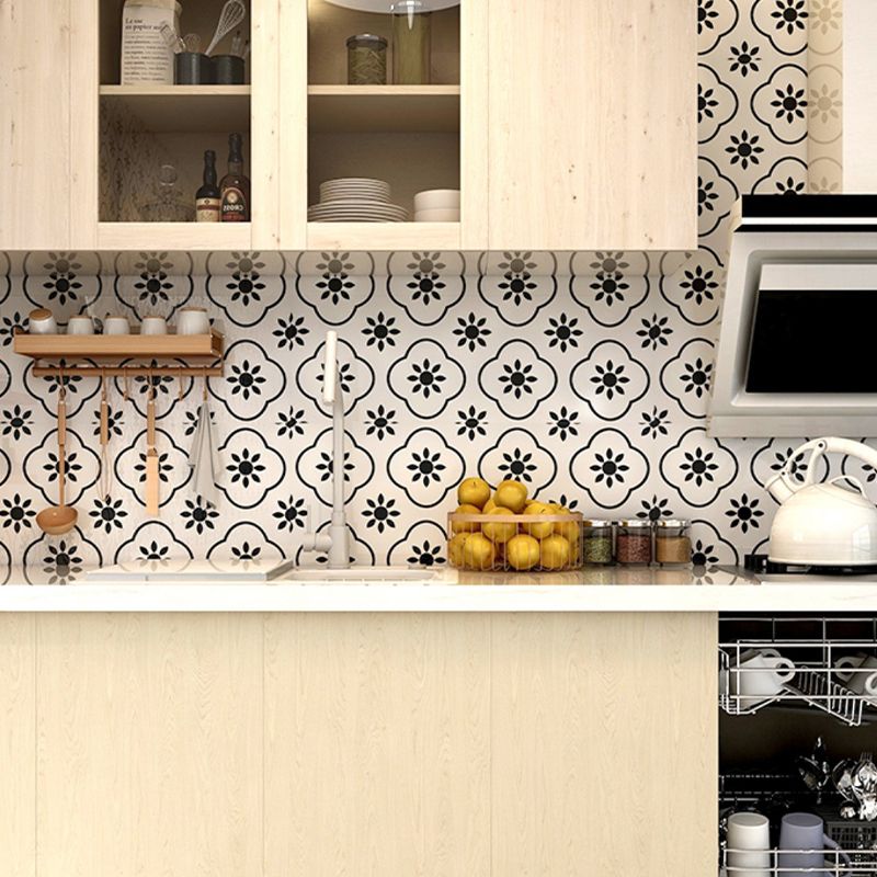 Lisslune | Rectangular Peel-and-Stick Tiles PVC Single Tile for Kitchen and Bathroom