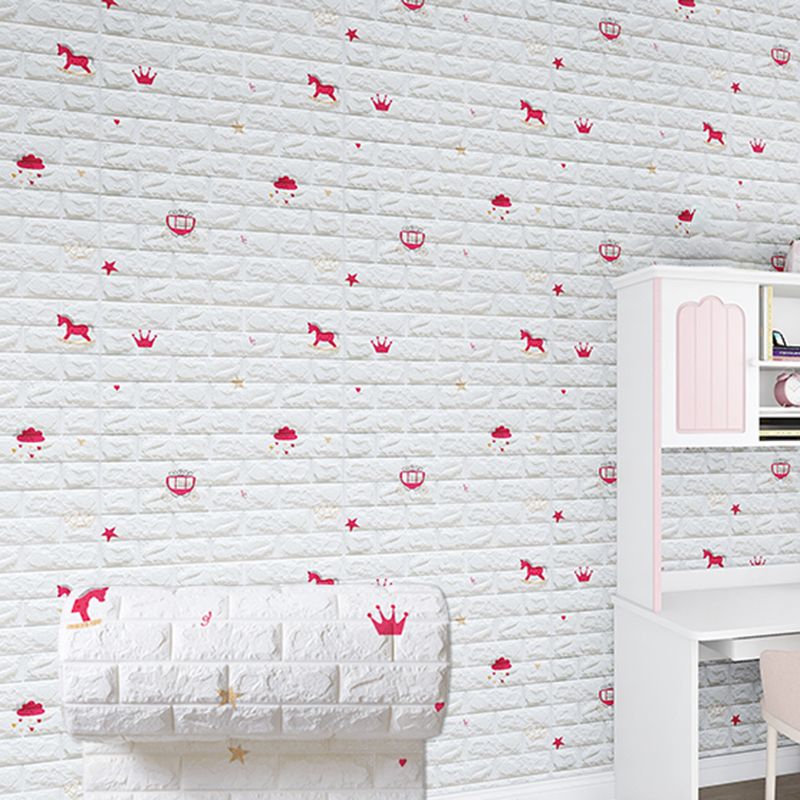 Lisslune | Modern Cartoon Wall Covering Peel and Stick Wall Ceiling for Bedroom