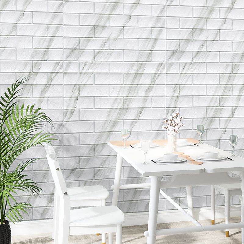 Lisslune | Industrial Wall Panel, 3D Brick Bathroom Wall Panels Set of 2