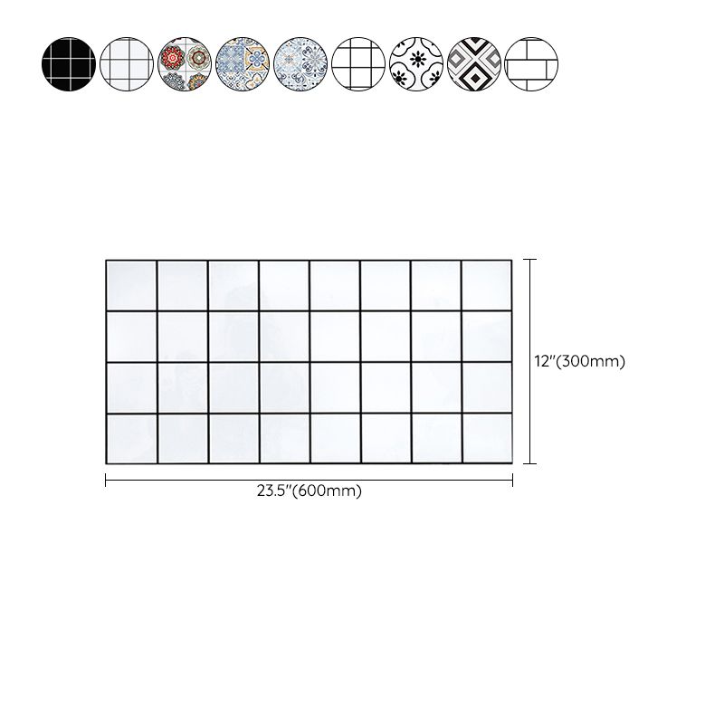 Lisslune | Modern Mosaic Tiles Waterproof Peel and Stick Back Wall Tile for the Kitchen