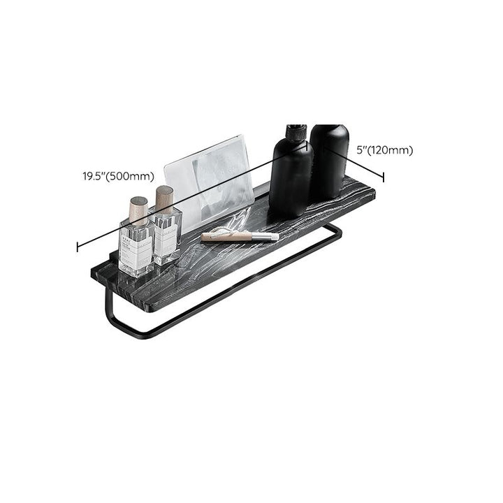 Lisslune | Metal and Marble Bathroom Accessories as a Single Item or as a Set in Black