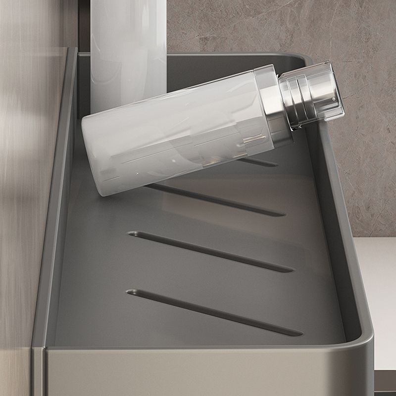 Lisslune | Minimalist Matte Metal Bathroom Accessory Set Modern Bathroom Shelf