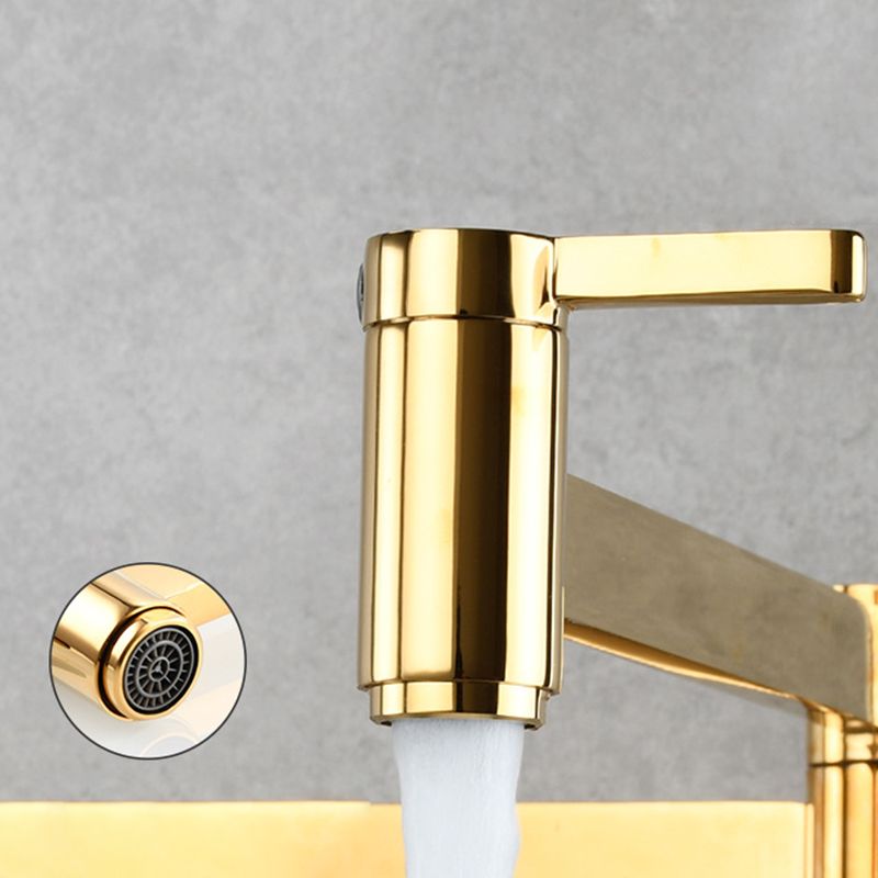Lisslune | Beautiful Wall-Mounted Brass Fixtures Stain-Resistant Wall-Mounted Bathroom Faucet