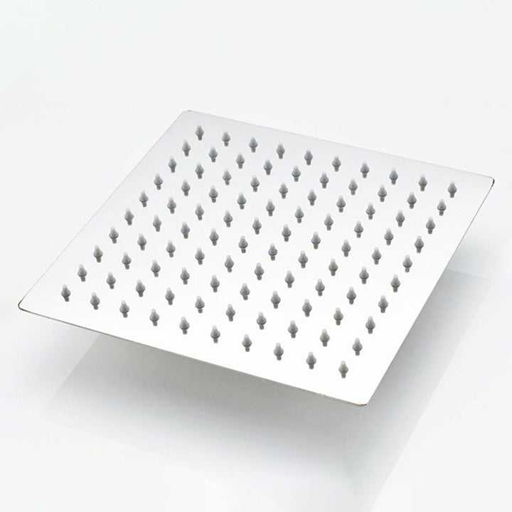 Lisslune | Stainless Steel Square Shower Head Standard Spray Pattern Wall Mounted Shower Head