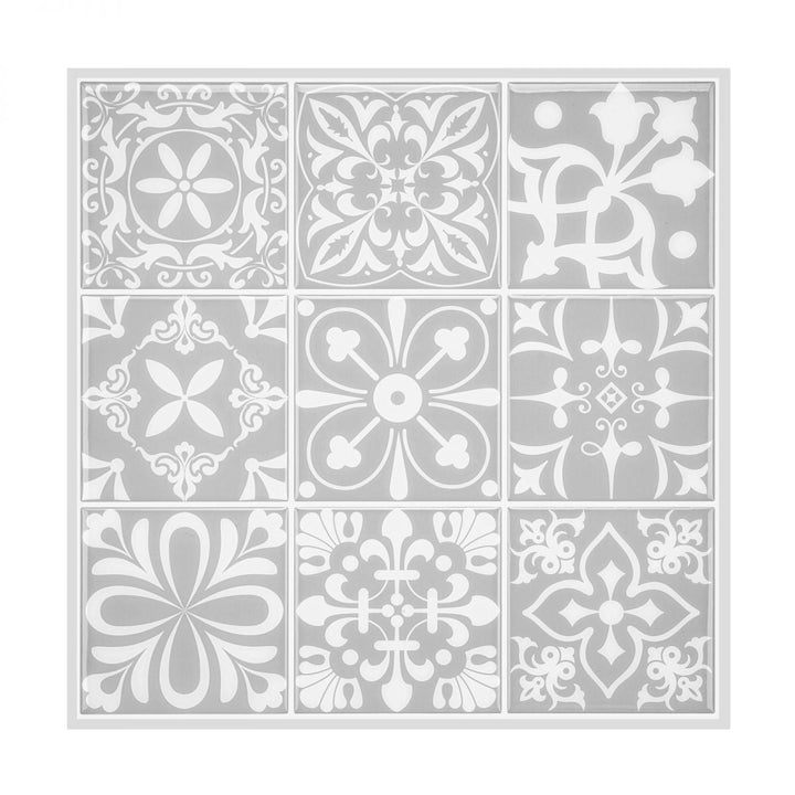 Lisslune | Contemporary Peel & Stick Field Tile Plastic Mosaic Tiles Wallpaper