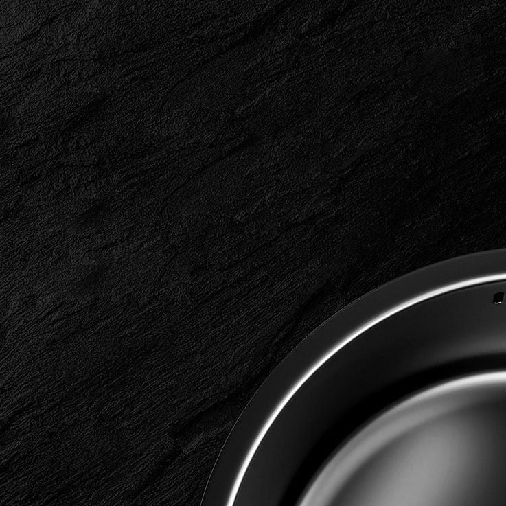 Lisslune | Contemporary Style Round Kitchen Sink Stainless Steel Kitchen Sink