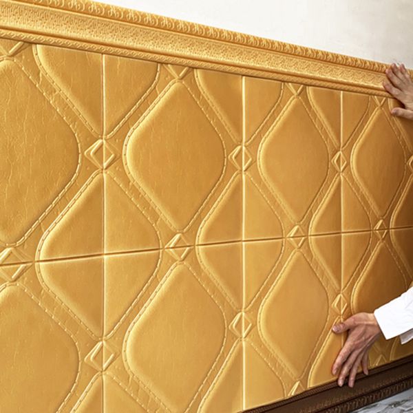 Lisslune | Modern Tin Backsplash Panel Smooth Styrofoam Wall Ceiling