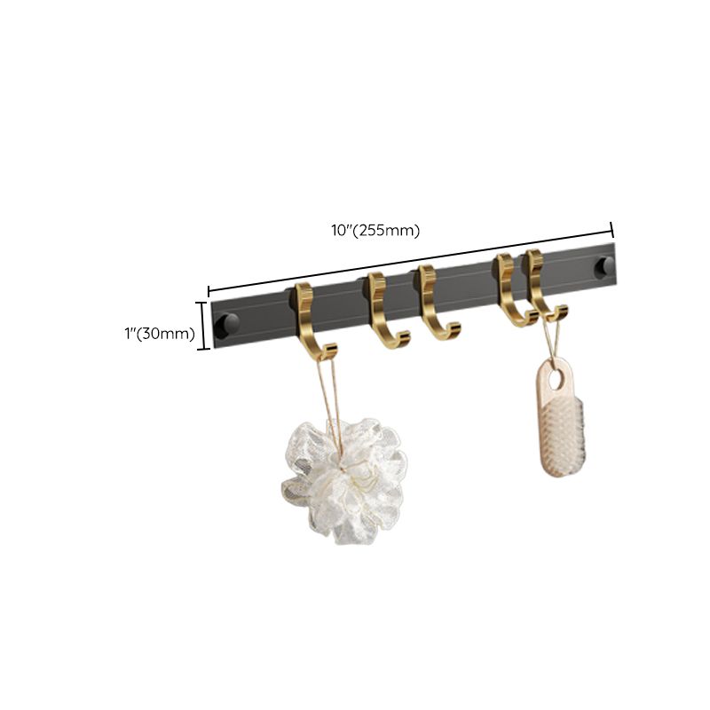 Lisslune | Contemporary stainless steel bathroom accessories as a single piece or in a set in black and gold