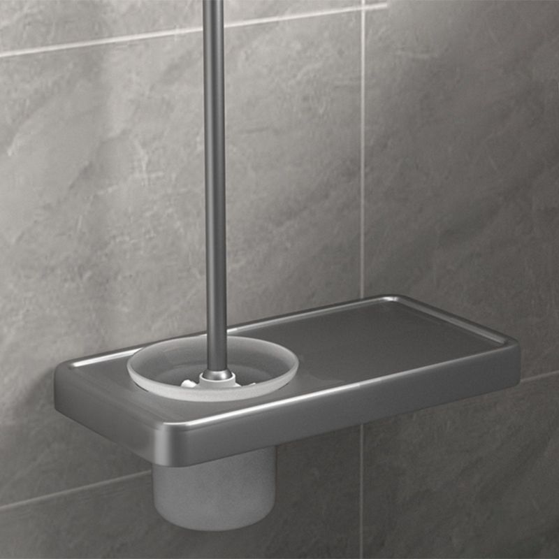 Lisslune | Modern gray bathroom hardware set towel bar paper holder bathroom accessory set