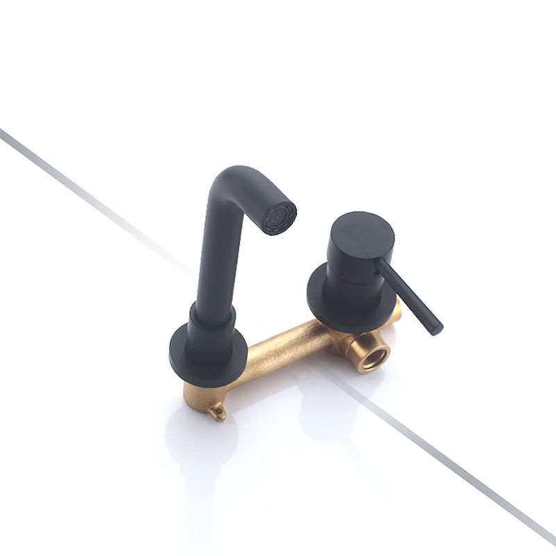 Lisslune | Wall-mounted faucet Glam Style sink bathroom faucet with lever handle