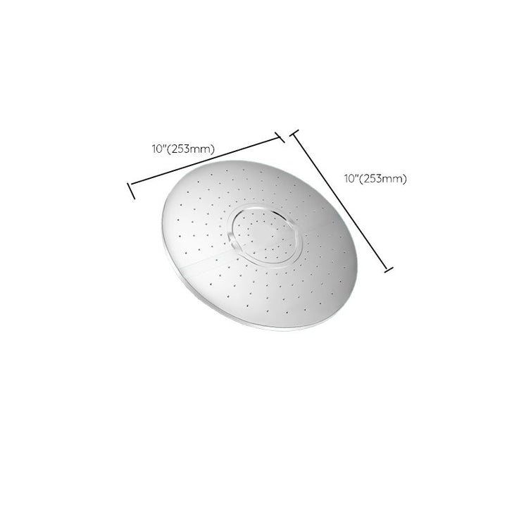 Lisslune | Round Showerhead Combo Modern Fixed Showerhead for Bathroom