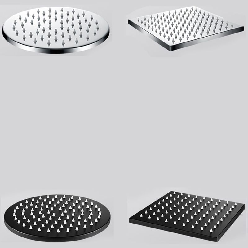 Lisslune | Contemporary square shower head combination with handheld shower