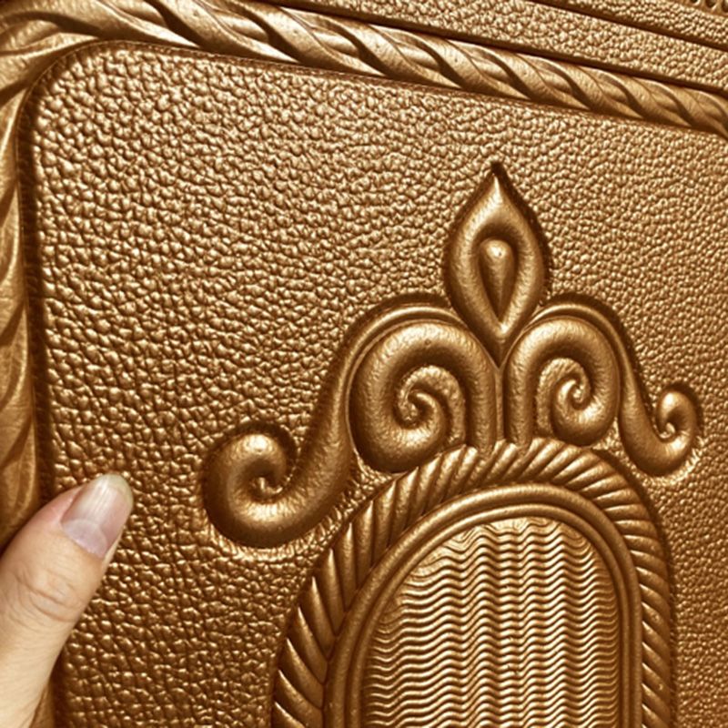 Lisslune | Glam Style Wall Cladding Living Room Peel and Stick 3D Embossed Waterproof Wall Cladding