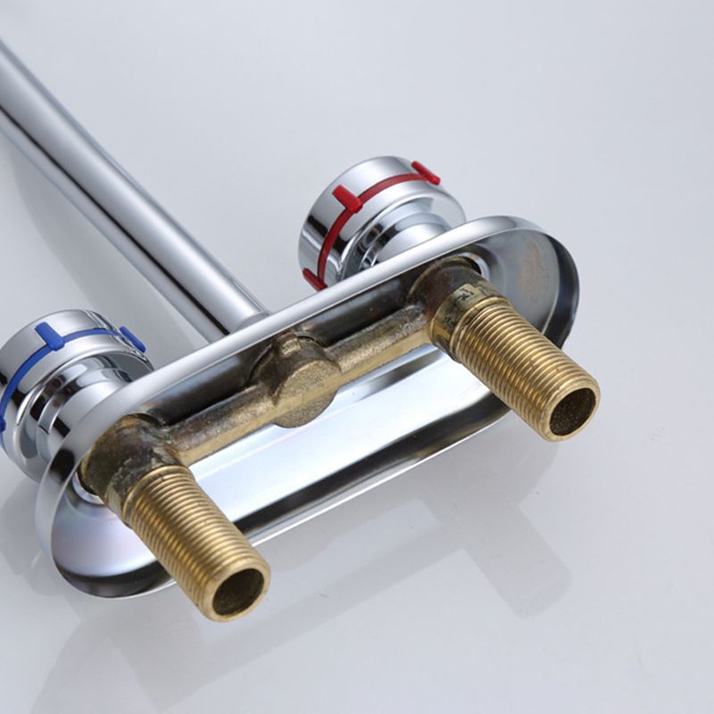 Lisslune | 1or2-Handle Brushed Nickel Widespread Faucet 2 Hole Center Set Sink Faucet
