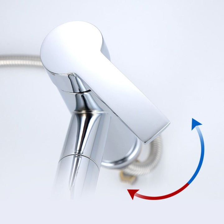 Lisslune | Contemporary Style Faucet Single Handle Basin Mixer Bathroom Faucet