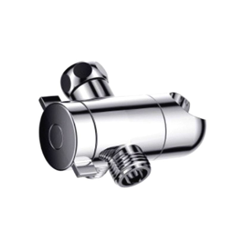 Lisslune | Silver Dual Shower Head Round Rainfall Wall-Mounted Shower Head