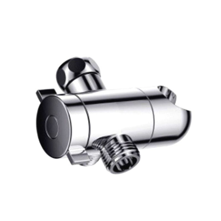 Lisslune | Silver Dual Shower Head Round Rainfall Wall-Mounted Shower Head