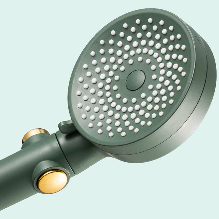 Lisslune | Contemporary Round Shower Head Combo Handheld Shower Head 9.8 Inch H Spray Head