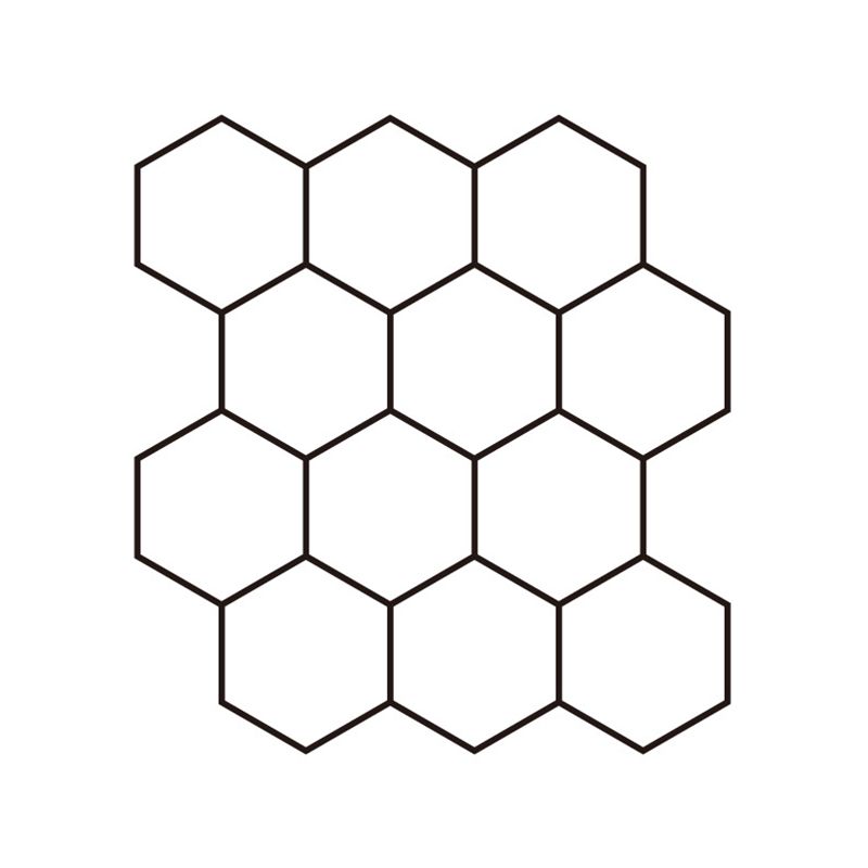 Lisslune | Peel and Stick Hexagonal Tiles Waterproof Peel & Stick Tile for Shower 2-Pack