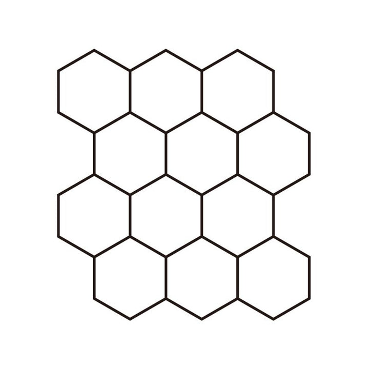 Lisslune | Peel and Stick Hexagonal Tiles Waterproof Peel & Stick Tile for Shower 2-Pack