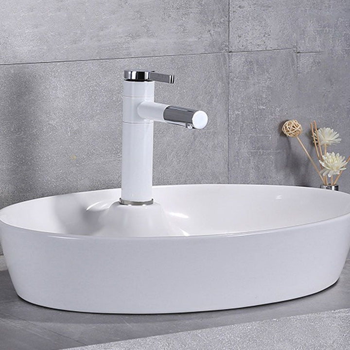 Lisslune | Porcelain Wash Basin Modern Simple Wash Bowl Bathroom Sink