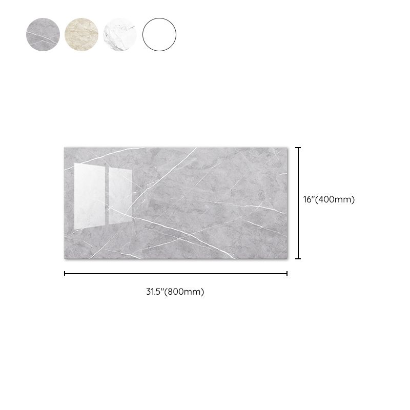 Lisslune | Polygon Peel and Stick Back Wall Tiles PVC Peel and Stick Tiles for Kitchen and Bathroom