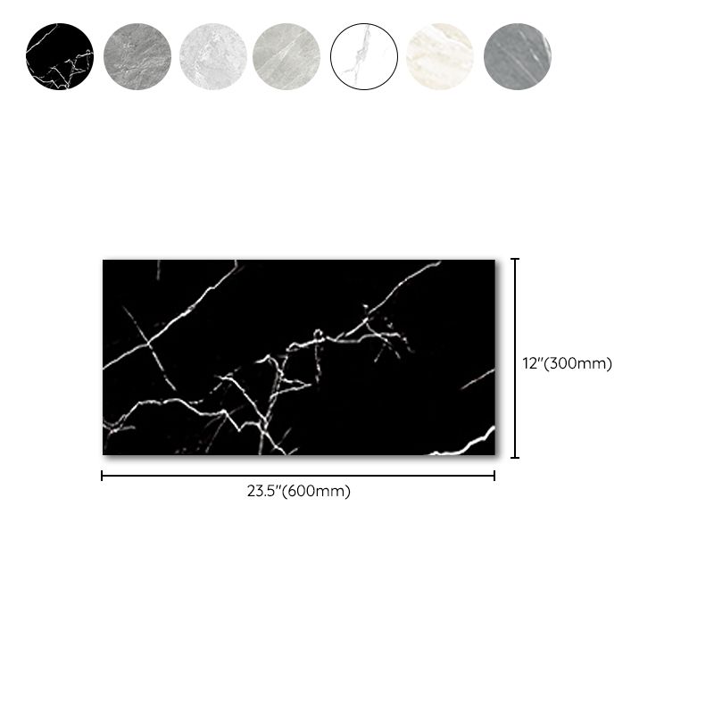 Lisslune | Modern Peel-and-Stick Tiles PVC Wallpaper for Floor and Wall