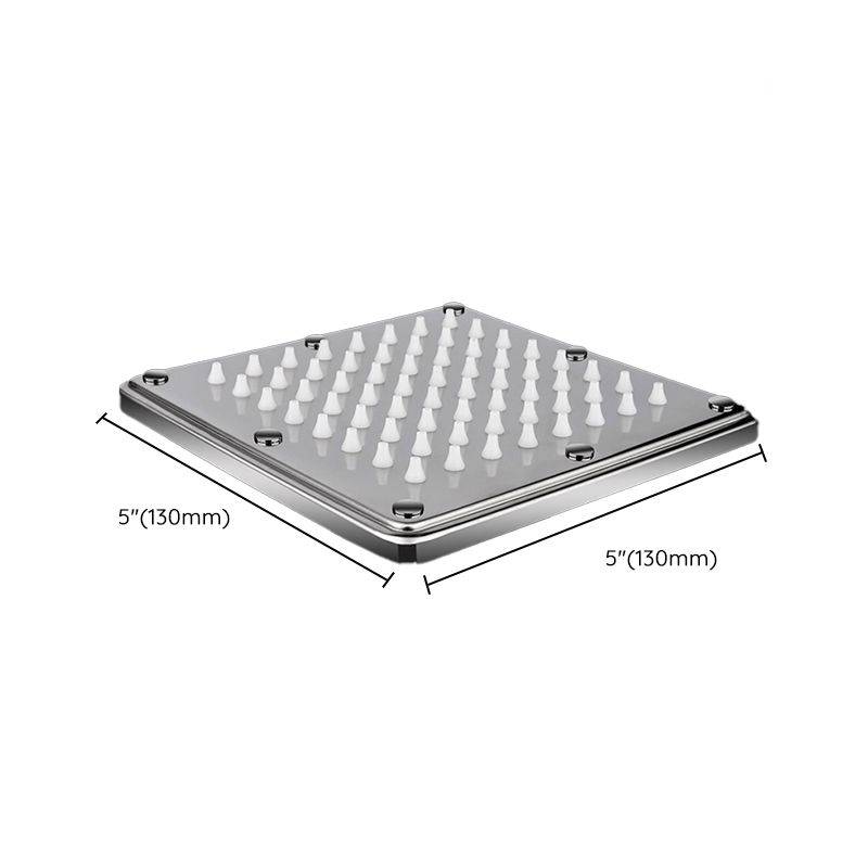 Lisslune | Contemporary Showerhead Combination Dual Showerhead Stainless Steel Wall-Mounted Showerhead