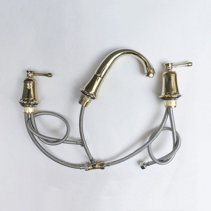Lisslune | Glam Style Faucet Widely used sink faucet with 2 handles and 3 holes