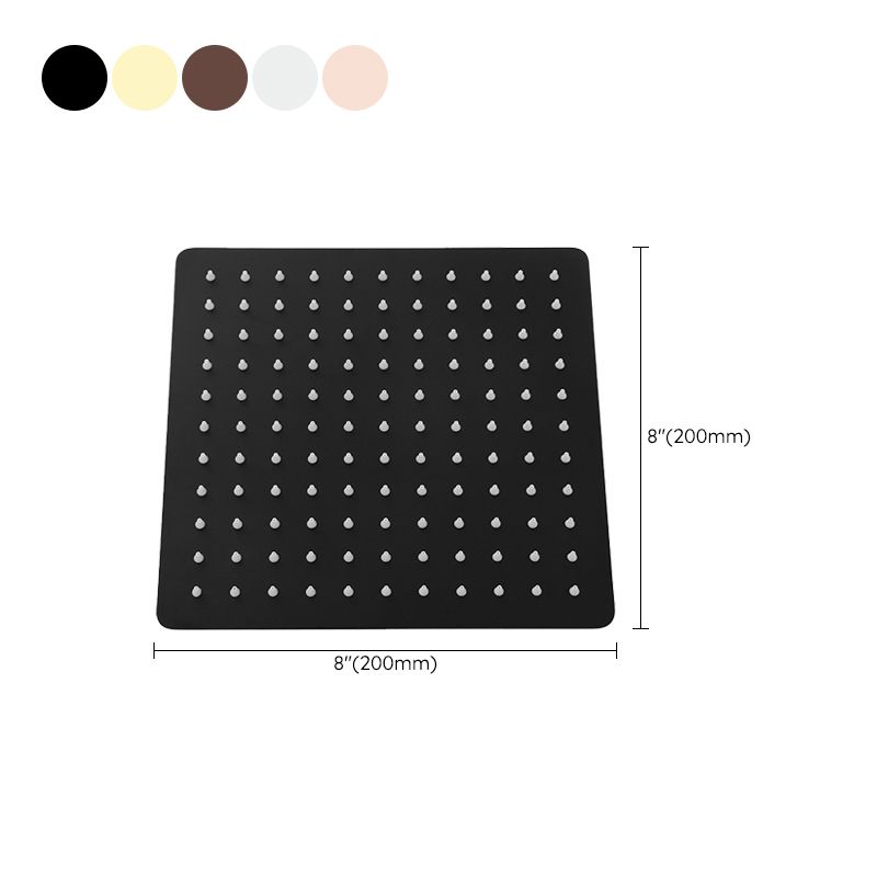 Lisslune | Stainless Steel Square Shower Head Standard Spray Pattern Wall Mounted Shower Head
