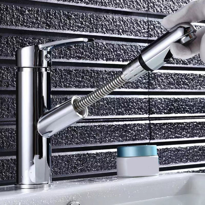 Lisslune | Contemporary Vessel Faucet Pull-Down Faucet with Single Handle