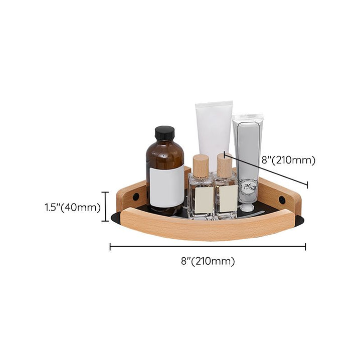 Lisslune | Metal and Wood Bathroom Accessories as Individual Piece or Set in Black