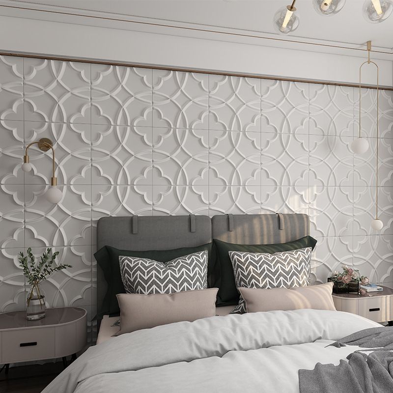 Lisslune | Modern square wall panel Peel and stick texture pattern wall covering