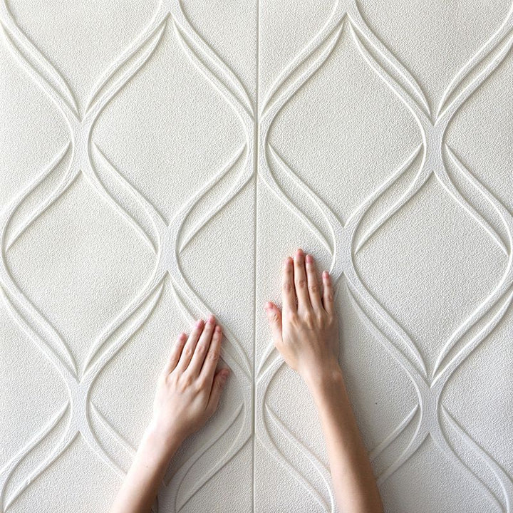 Lisslune | Contemporary waterproof wall planks striped brick bedroom wall panels