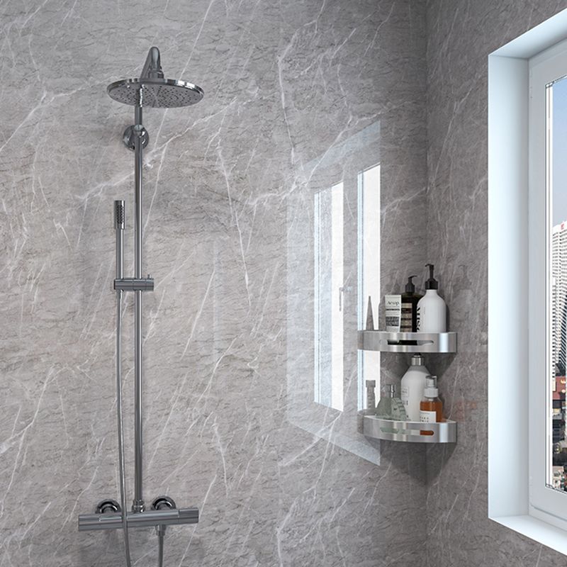 Lisslune | Modern Peel and Stick Tile Vinyl Smooth Back Wall Wallpaper