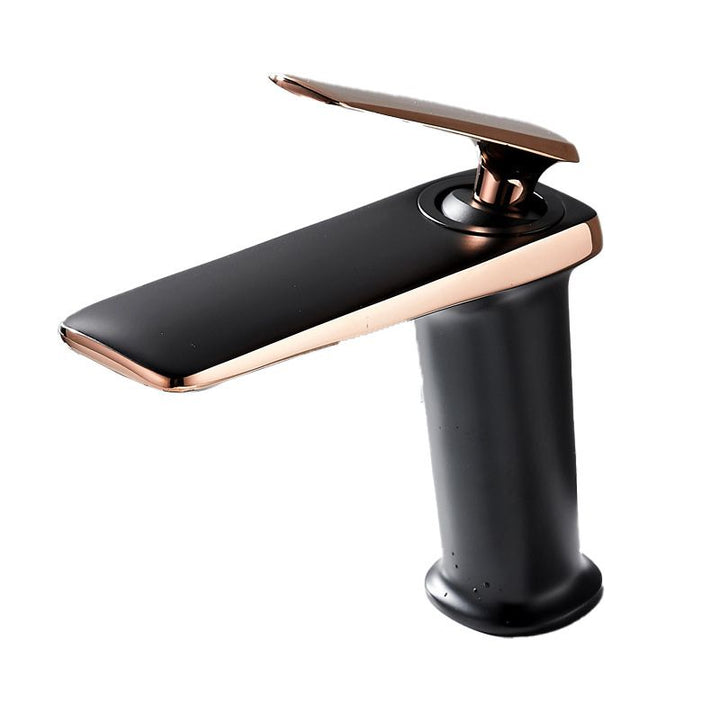 Lisslune | Single Hole Bathroom Faucet 6.69" H Modern Luxury Sink Faucet
