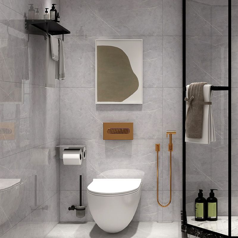 Lisslune | Bathroom single tile marble pattern peel-and-stick tiles backing plate